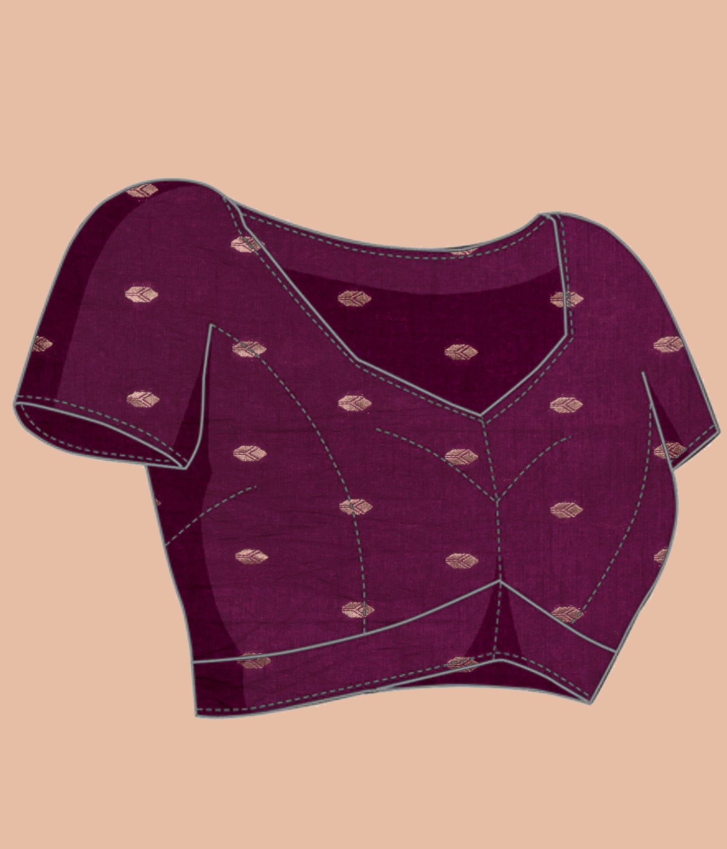 Banarasi Mango Tussar Weaving Sarees - Brown