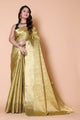 Nita ambani TISSUE silk Saree - Gold - AbirabyBeena