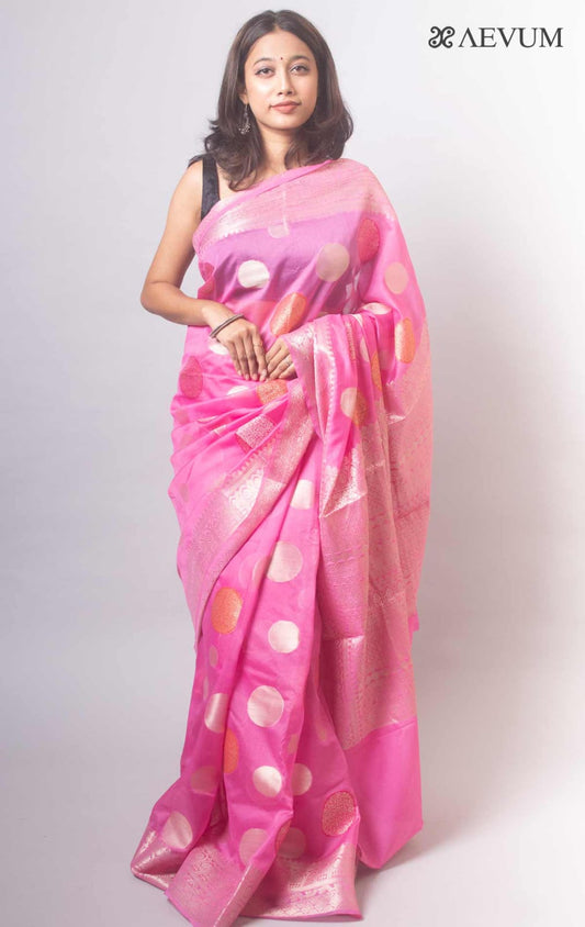 Pink Georgette silk Saree-Mona