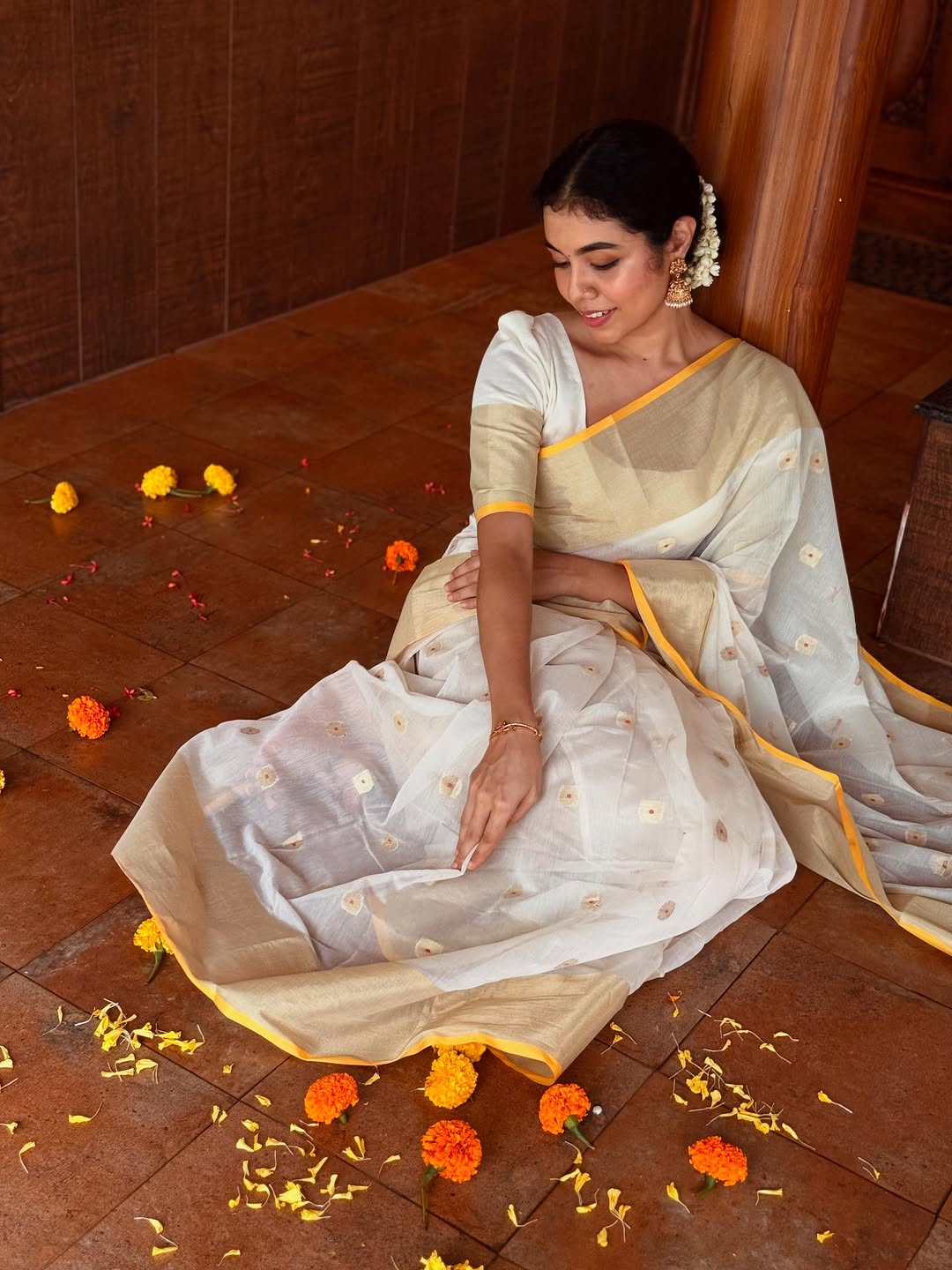 Nita Ambani inspired cotton silk saree