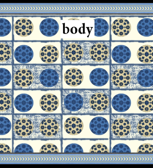 Printed Crepe Silk Saree - Blue