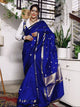 Royal Blue Soft Katan Silk Saree
