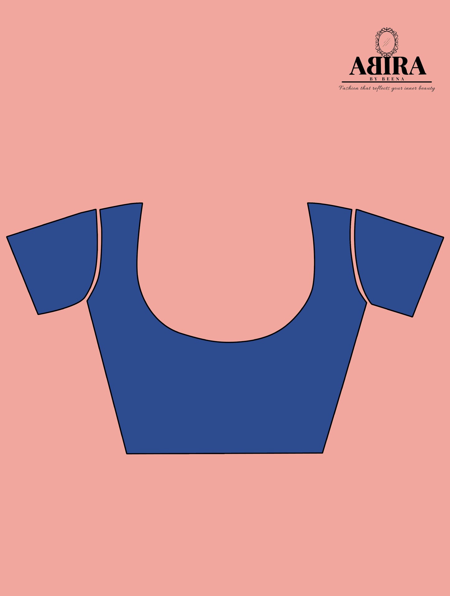 Blue Banaras Soft Georgette Silk - AbirabyBeena