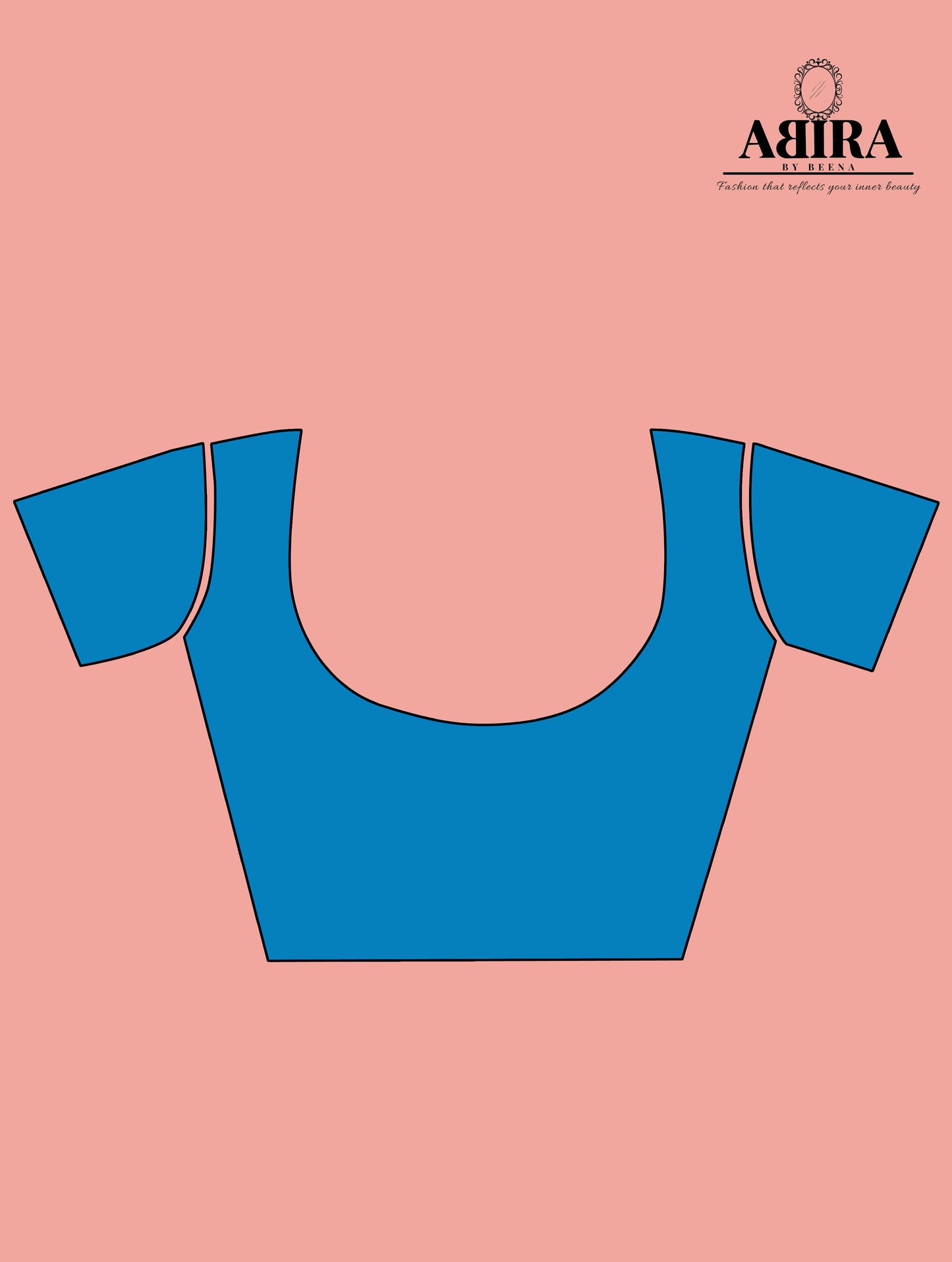 Sky Blue Banaras Soft Georgette Jaal silk - AbirabyBeena