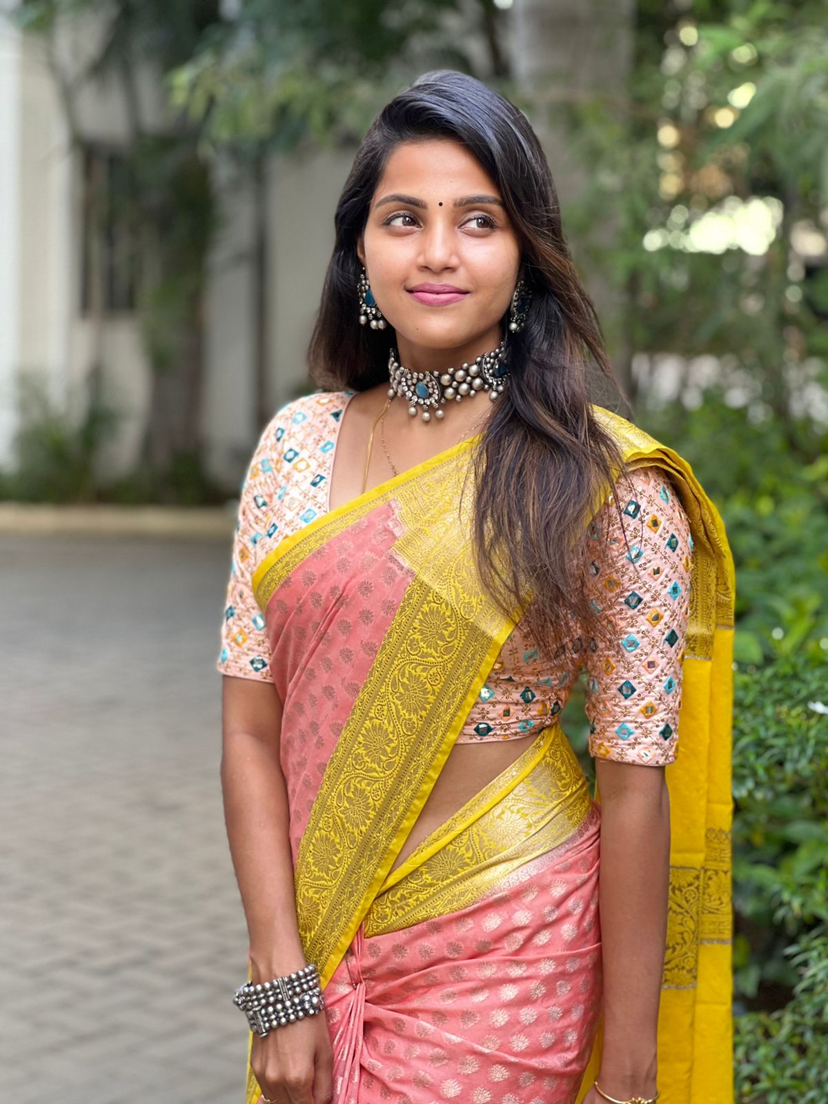Banaras Georgette silk