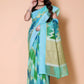 Banarasi Organza Rangkaat saree - Blue