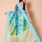 Banarasi Organza Rangkaat saree - Blue