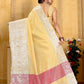 Yellow Banaras Cotton silk - AbirabyBeena