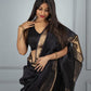 Black Kora Organza Noor soft silk