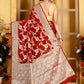 Brown Banaras Soft Georgette Jaal silk - AbirabyBeena
