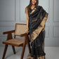 Black Kora Organza Noor soft silk