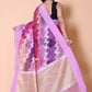 Banarasi Organza Rangkaat saree - Lilac