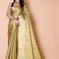 Nita ambani TISSUE silk Saree - Gold