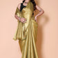 Nita ambani TISSUE silk Saree - Gold