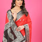 Red Banaras Chiffon Silk