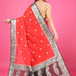 Red Banaras Chiffon Silk