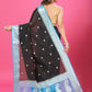 Black Banaras Chiffon Silk