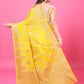 Yellow Banaras Crepe Silk - Heena