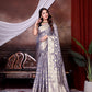 Lilac Jaal Katan Georgette Silk