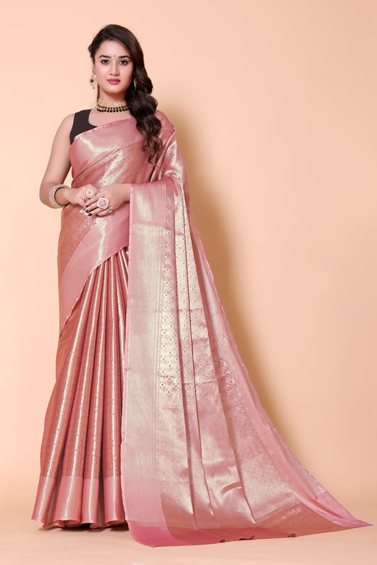 Banarasi Pure Metalic Tissue