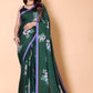 Aliya Crepe Silk Saree - Green