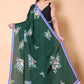 Aliya Crepe Silk Saree - Green