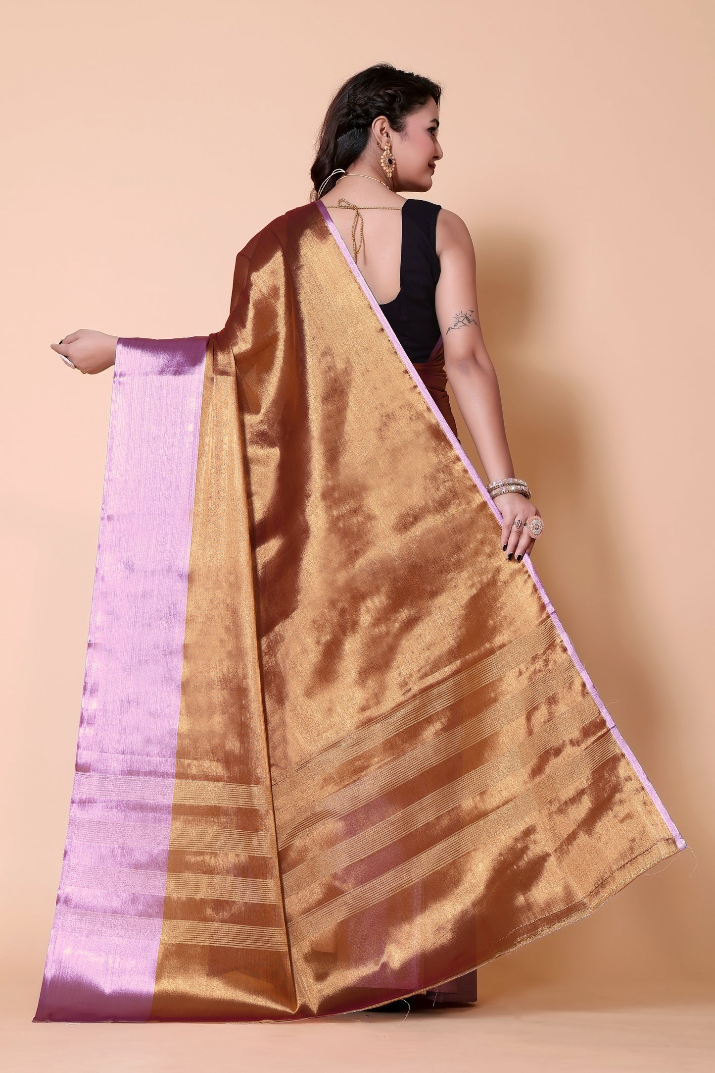 Banarasi Metalic Gold Tissue