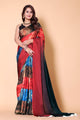 Printed Crepe Silk Saree - Shaded - AbirabyBeena