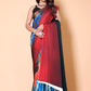 Printed Crepe Silk Saree - Shaded