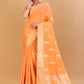 Orange Banaras warm silk