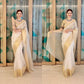 White Kora Organza Noor soft silk