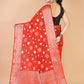 Red Georgette silk Saree-Mona