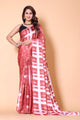 Printed Crepe Silk Saree - Brown - AbirabyBeena