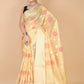 Light Yellow Georgette silk Saree-Mona