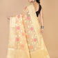 Light Yellow Georgette silk Saree-Mona