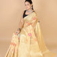 Light Yellow Georgette silk Saree-Mona