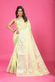 Lemon Yellow Banaras Chiffon Silk - AbirabyBeena