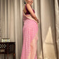 Light Pink Banaras butti Soft Georgette silk