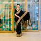 Black Banaras Chiffon silk - Shruti