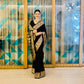 Black Banaras Chiffon silk - Shruti