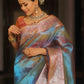 Ombre TISSUE silk Saree - Blue