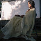 Cream Banaras Soft Georgette silk - AbirabyBeena
