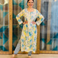 Sky Blue Chikankari Rayon Straight Kurta