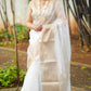 White Kora Organza Rekhaji soft silk