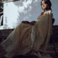 Cream Banaras Soft Georgette silk - AbirabyBeena