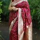 Maroon Katan Silk