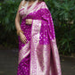 Magenta Katan Silk