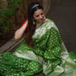 Parrot Green Katan Silk