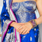 Royal Heritage Soft Silk Saree – Royal Blue