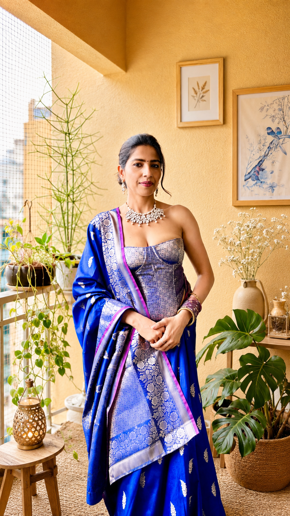 Royal Heritage Soft Silk Saree – Royal Blue